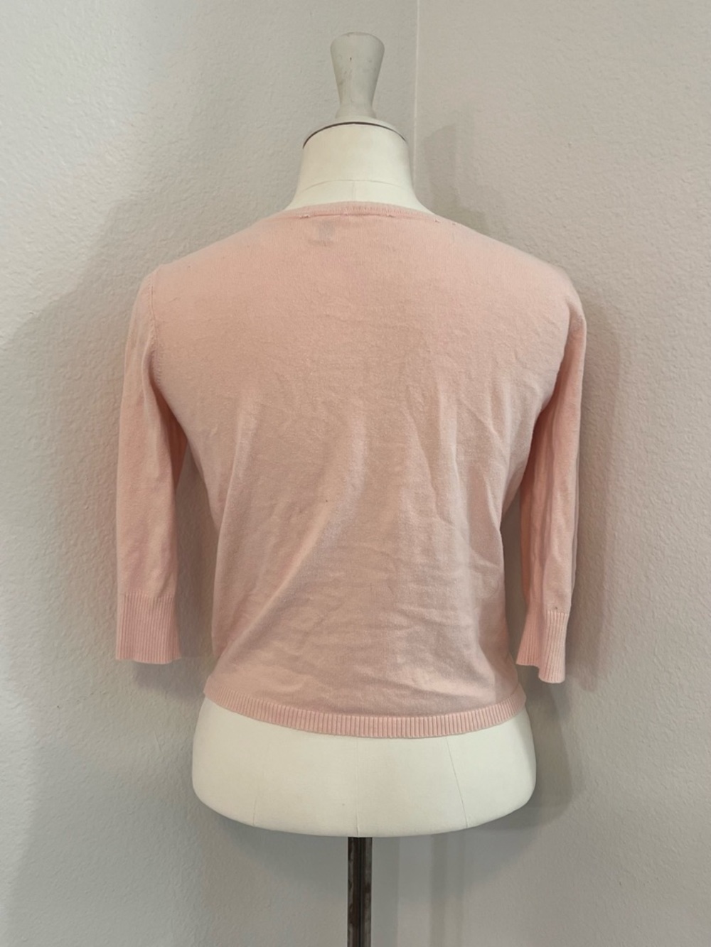 bp Pink Button-Front Lightweight Sweater - Picture 3 of 3